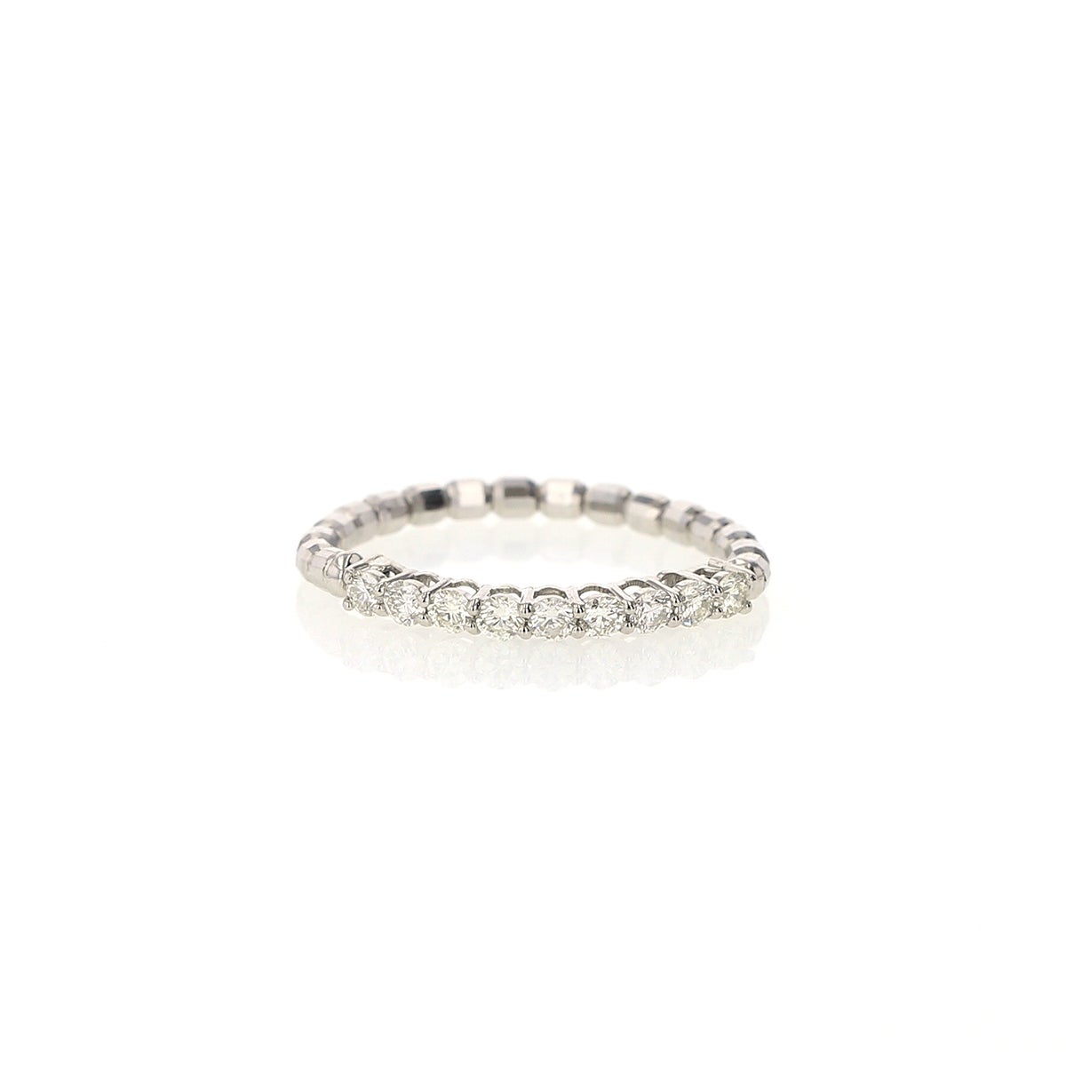 プラチナ ダイヤモンド ストレッチリング 0.3ct