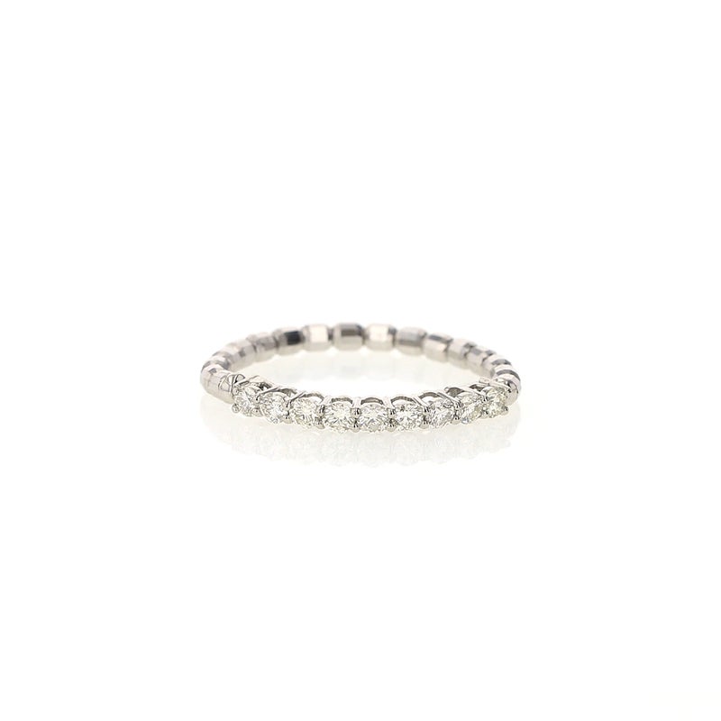 プラチナ ダイヤモンド ストレッチリング 0.3ct