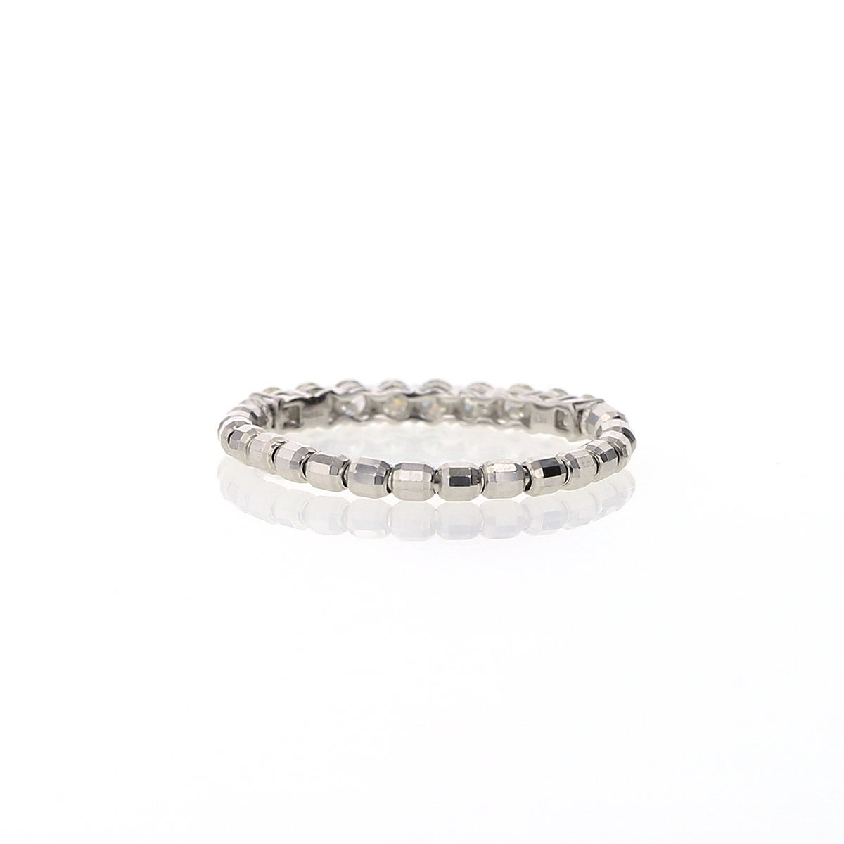 プラチナ ダイヤモンド ストレッチリング 0.3ct