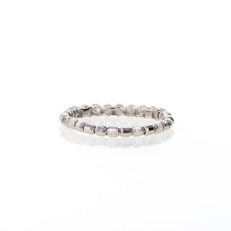 プラチナ ダイヤモンド ストレッチリング 0.3ct