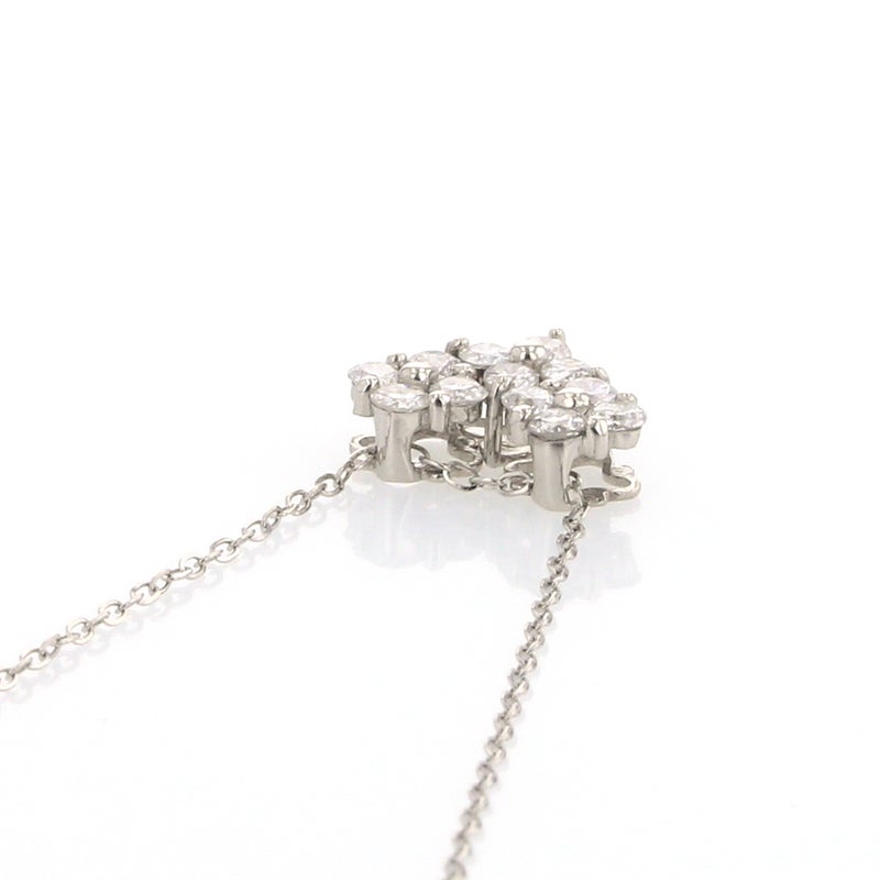 プラチナ 3ストーン ダイヤモンドネックレス 0.3ct
