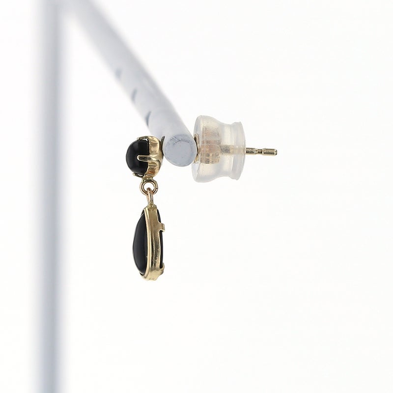 K10 YG オニキス ピアス